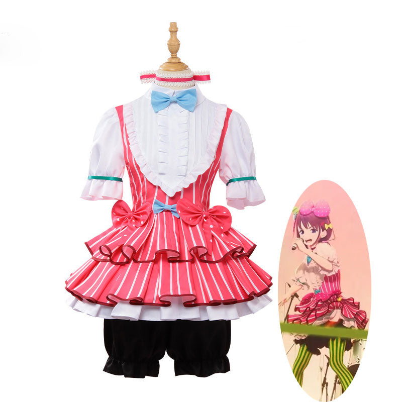 哭泣少女乐队 いせり にな コスプレ衣装 豪華版 仮装 ステージ衣装 文化祭