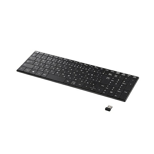 バッファロー [BSKBW330BK] 2.4GHz無線 コンパクトキーボード ブラック