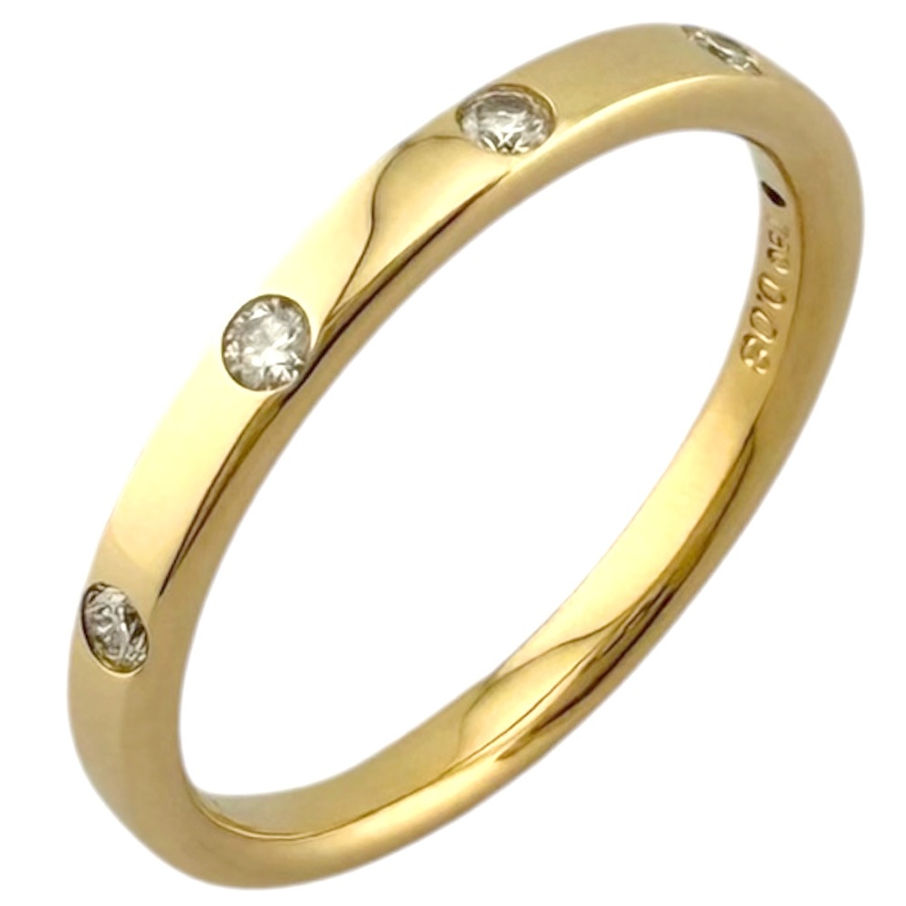タサキ リング 指輪 11号 18金 K18イエローゴールド ダイヤモンド TASAKI 中古 美品