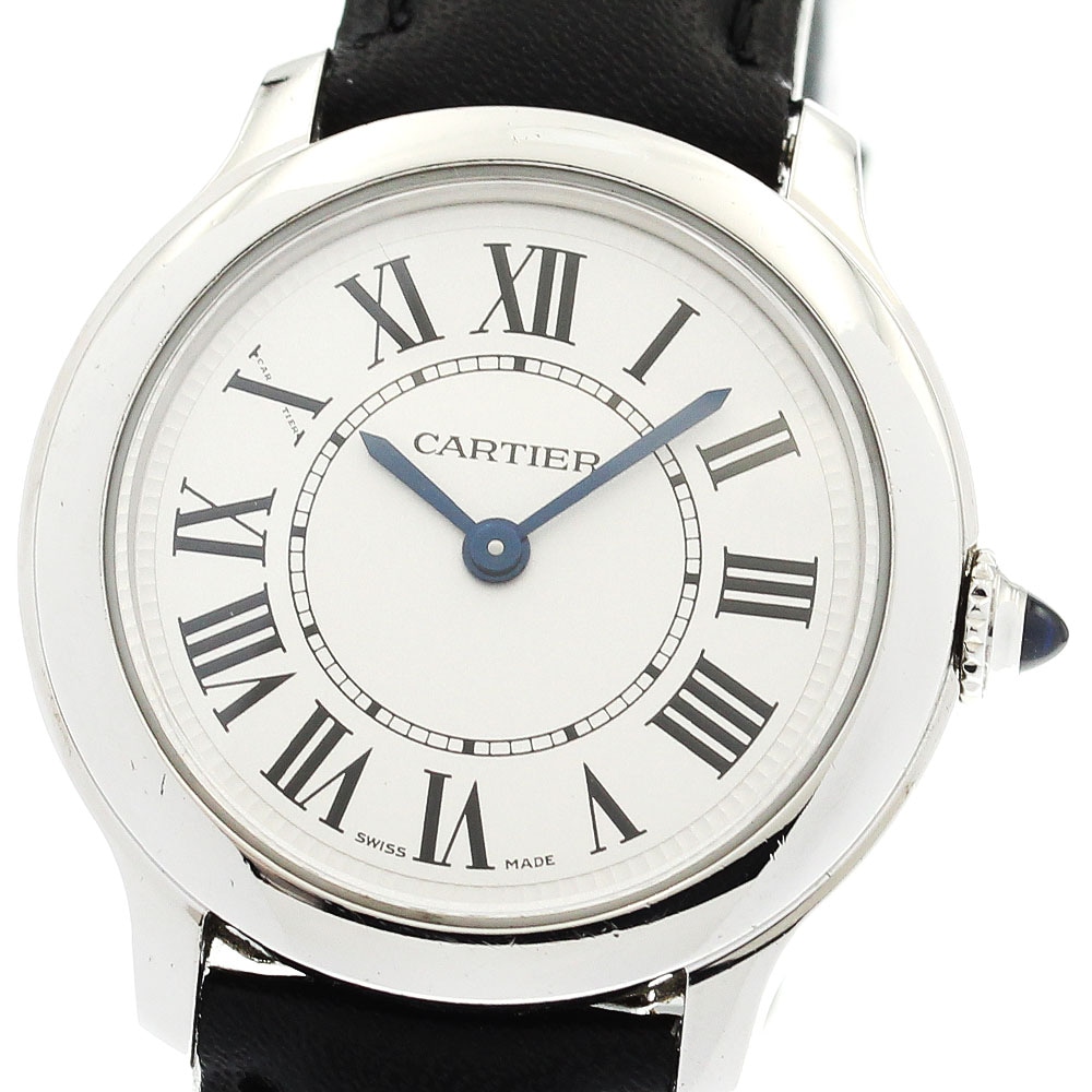 カルティエ CARTIER WSRN0030 ロンド マスト ドゥ カルティエ クォーツ ボーイズ 保証書付き_898657【中古】