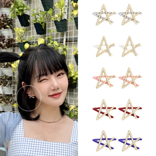 [イェリン着用]ゼラシー_Look starイヤリング 韓国人気ファッション 韓国セレブ着用 SNSで人気 韓国ファッションジュエリー の女性アイドルアクセサリー デイリーアクセサリー