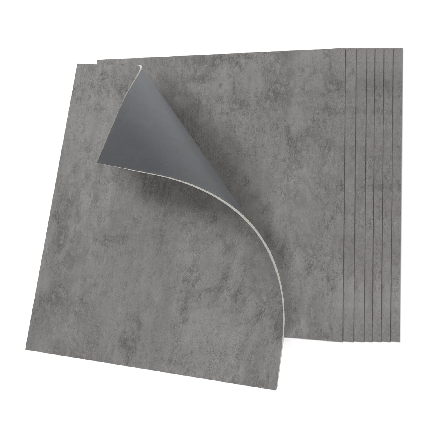 WOWQ フロアタイル 大理石 置くだけ コンクリート調 厚手2mm フロアタイル 大理石調 床材 フロアシート 接着剤不要 床張り替えシート 床シート 賃貸 床 フロアタイル 滑り止め 防音 304