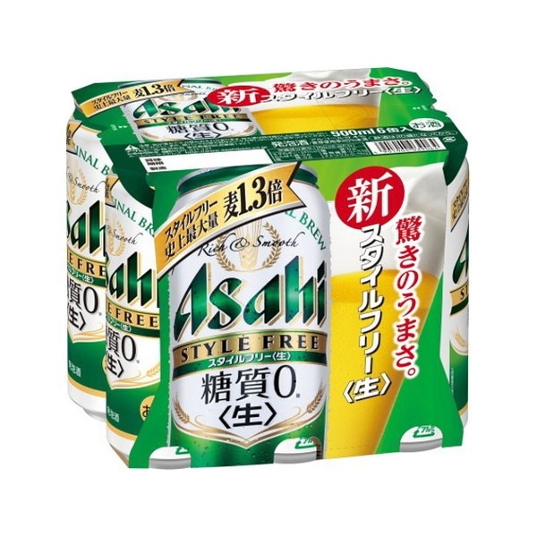 ビール 24本 500ml アサヒ スタイルフリー 6缶パック 500X6 x4 メーカー直送