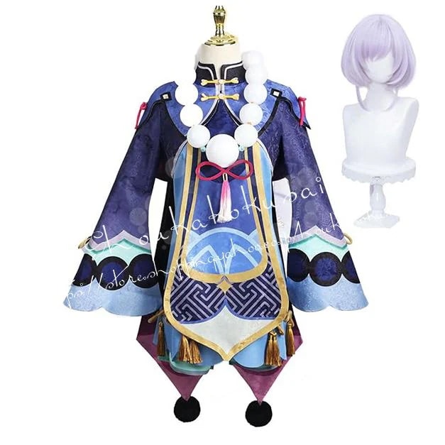 【送料無料】原神 げんしん genshin 七七 コスプレ衣装 コスチューム服 仮装 イベント ハロウィン クリスマス 文化祭 変身 ステージ服