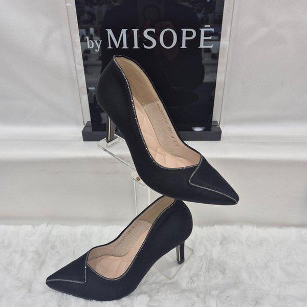 By 女性 ビーズ装飾 ハイヒール 112HT331DS007 BLACK 1 JJ 22,541円