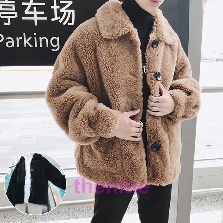 秋冬 メンズ ファーコート ボアジャケット　ボアコート　メンズジャケット　フリースジャケット ブルゾン メンズアウター ジャケット　もこもこ　暖かい 通勤