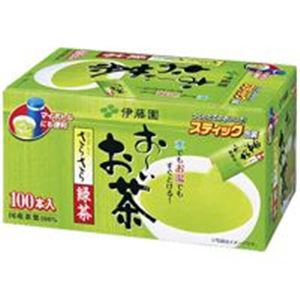 （まとめ）伊藤園 おーいお茶 抹茶入りさらさら緑茶 100本 (×6セット)