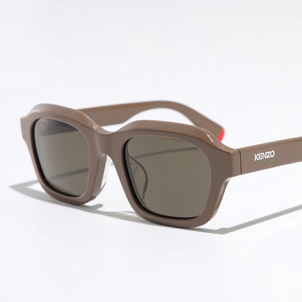 KENZO ケンゾー サングラス KZ40175F レディース ウェリントン型 セルフレーム フルリム ロゴ 57N