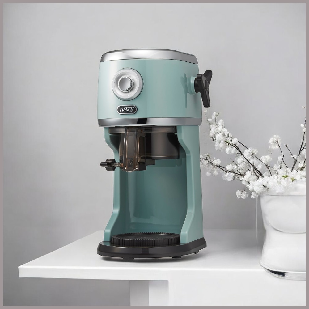 【Toffy/トフィー】 コンパクト電動ふわふわかき氷器 K-IS13(ペールアクア)【2024モデル】 本格かき氷 冷凍フルーツ ハーフ氷 ミックス氷 ジュース ミルク氷 ふわふわ サラサラ シャリ