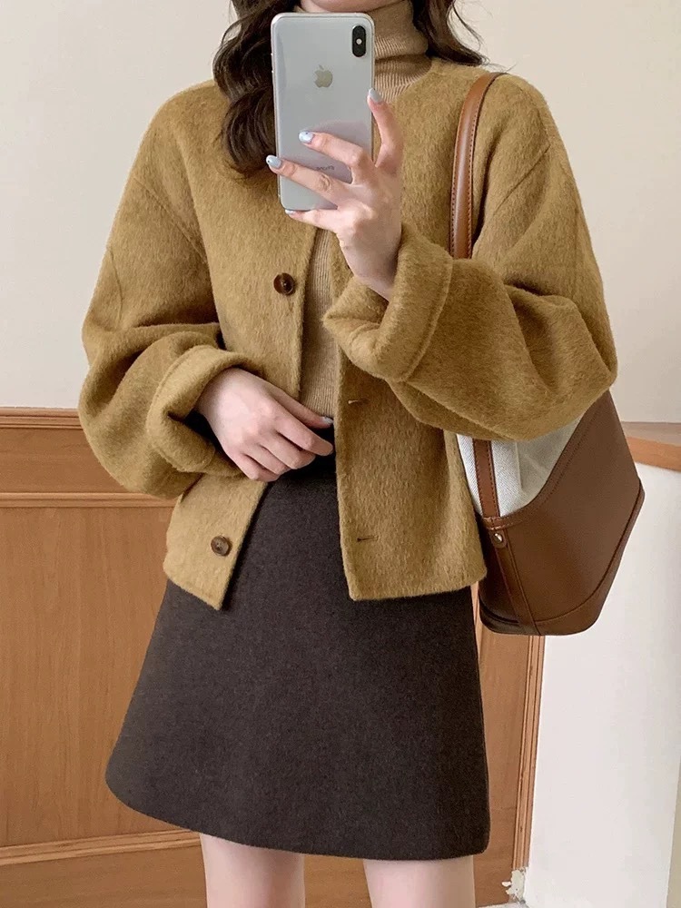 2025新作 高級感 コート 気質 トレンチコート通勤 AWアウター大人っぽチェスターコート ロングコート チェスターコート トレンチコート アウター 大きめサイズ