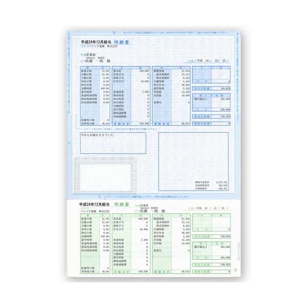 玄関先迄納品 給与明細型（封筒型） 給料王専用用紙 A4タテ 1箱（300枚） SR211 紙製品・封筒 -  armarinhodasnovidades.com.br