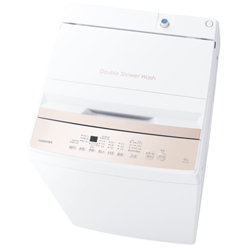 東芝 TOSHIBA 全自動洗濯機 ピュアホワイト AW-6GA4(W) 6kg