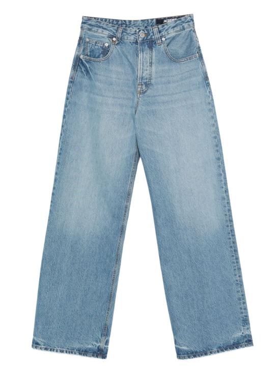 JACQUEMUS Women Denim Pants PAW00036AD00038 33C Blue
