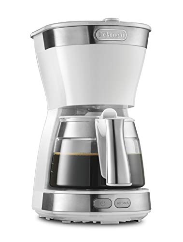DeLonghi(デロンギ) DeLonghiドリップコーヒーメーカー アクティブ ICM12011J-W レギュラーコーヒー 5杯用 ペーパーレスフィルター [トゥルーホワイト] ファミリー登録で