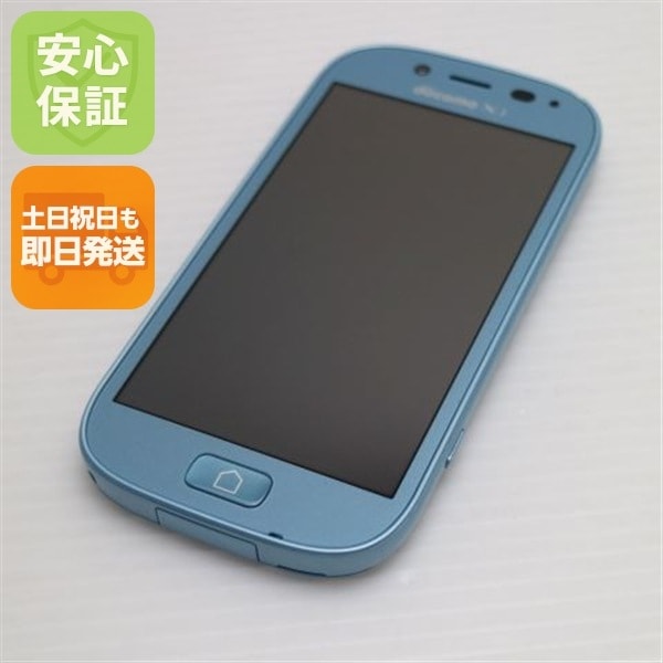 新品同様 F-06F らくらくスマートフォン3 エアーブルー スマホ 21