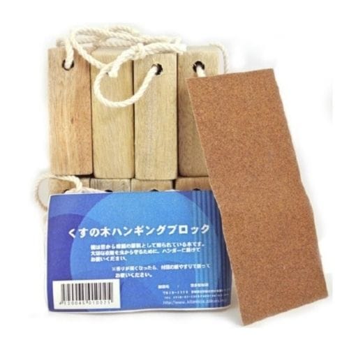 くすの木ハンギングブロック 8個入り【6セット】クスノキ くすのき ウッド 木製 ブロック 虫対策 天然100％ 樟脳 衣替え 衣類 タンス たんす クローゼット サステナブル 国産 日本製