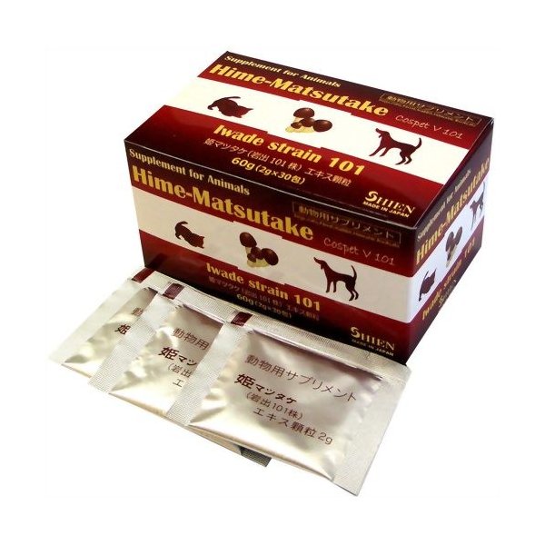 動物用アガリクス サプリメント シエン Cospet V 101 2g×30包 【10個セット】 ペット用 ヒメマツタケ 健康補助食品 岩出菌学研究所
