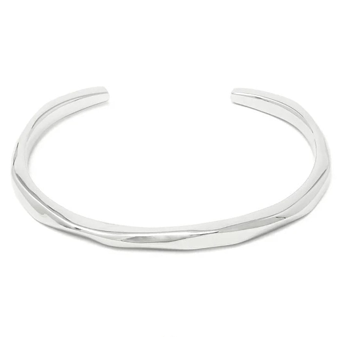LH-1 ニュアンスバングル サージカルステンレス (手首周りサイズ 14cm～17cm前後) 03BA0095SV ステンレス バングル ブレス メンズ
