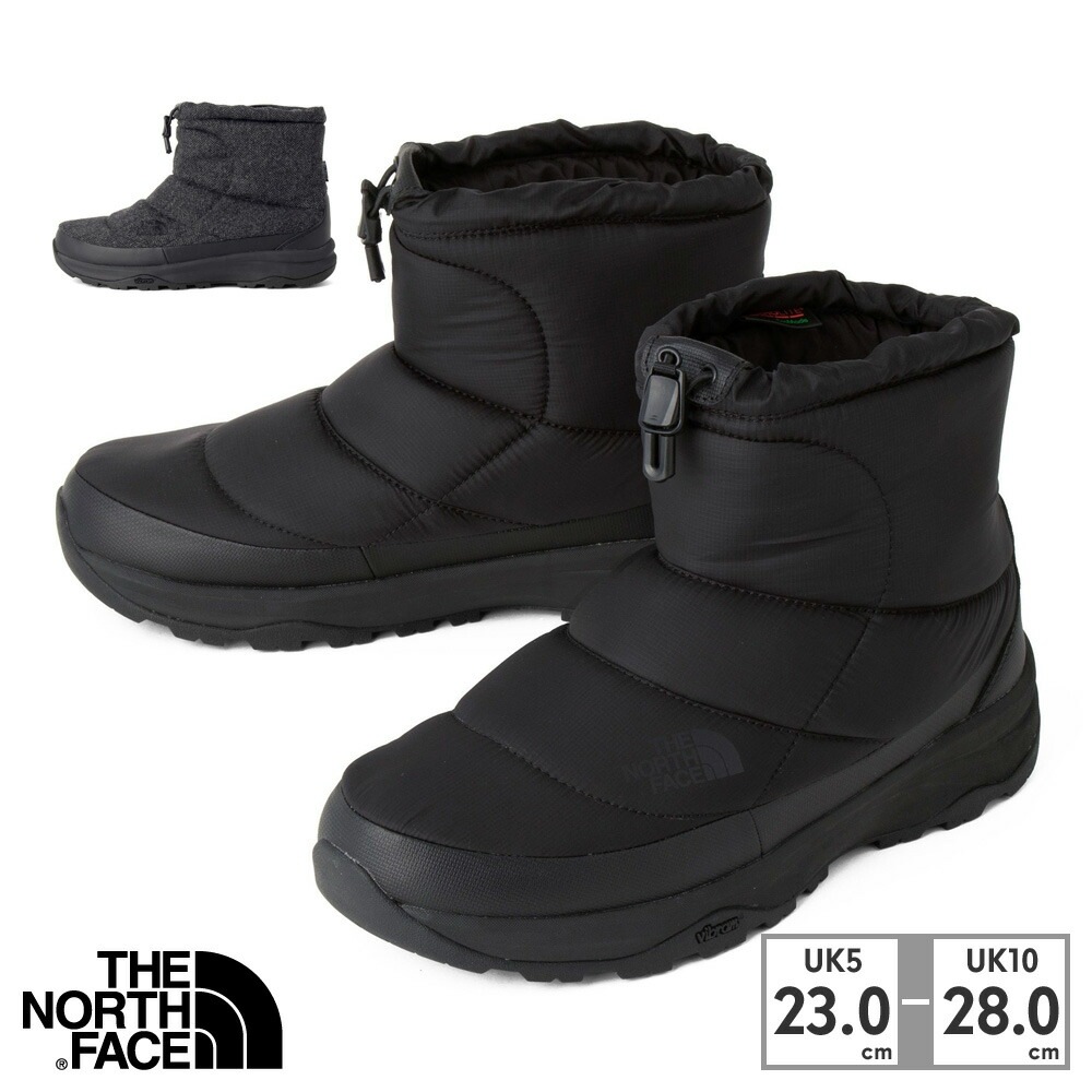 ザ ノースフェイス スノーシューズ メンズ レディース ヌプシ ブーティ ウォータープルーフ VII ショート NF52273 BK FK WB the north face 2023秋冬 Nupts