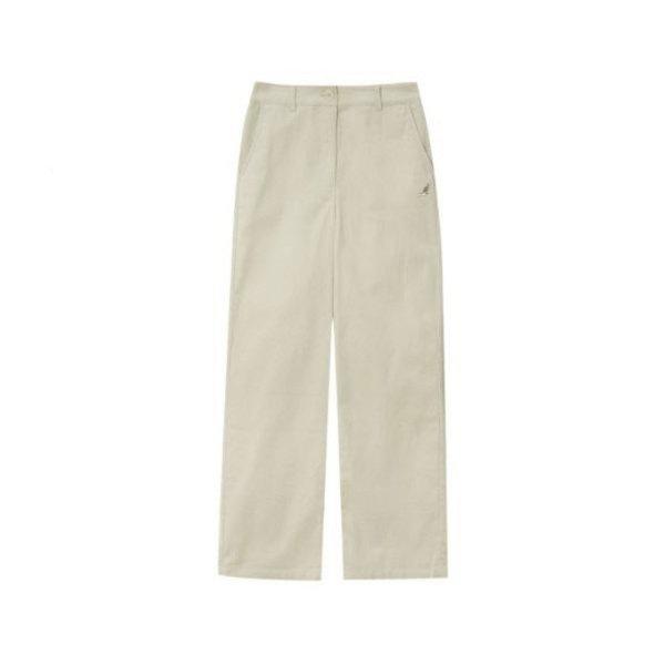 MパンツCQK KRFW-PT45650IV レディース コーデュロイ ベーシック パンツ 4565 アイボリー