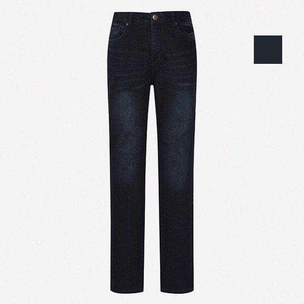 共用エンボスウォッシング起毛スリムデニムパンツ (NQI606)