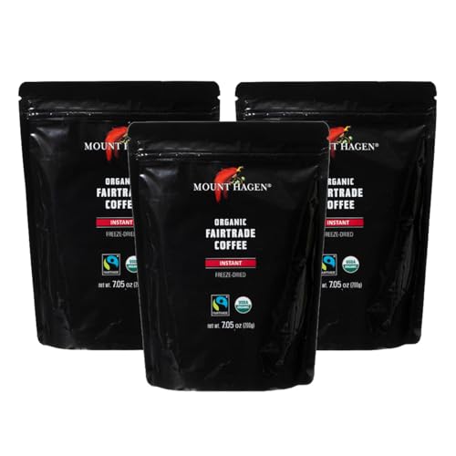 マウントハーゲン オーガニックフェアトレードインスタントコーヒー 詰替用 200g×3個