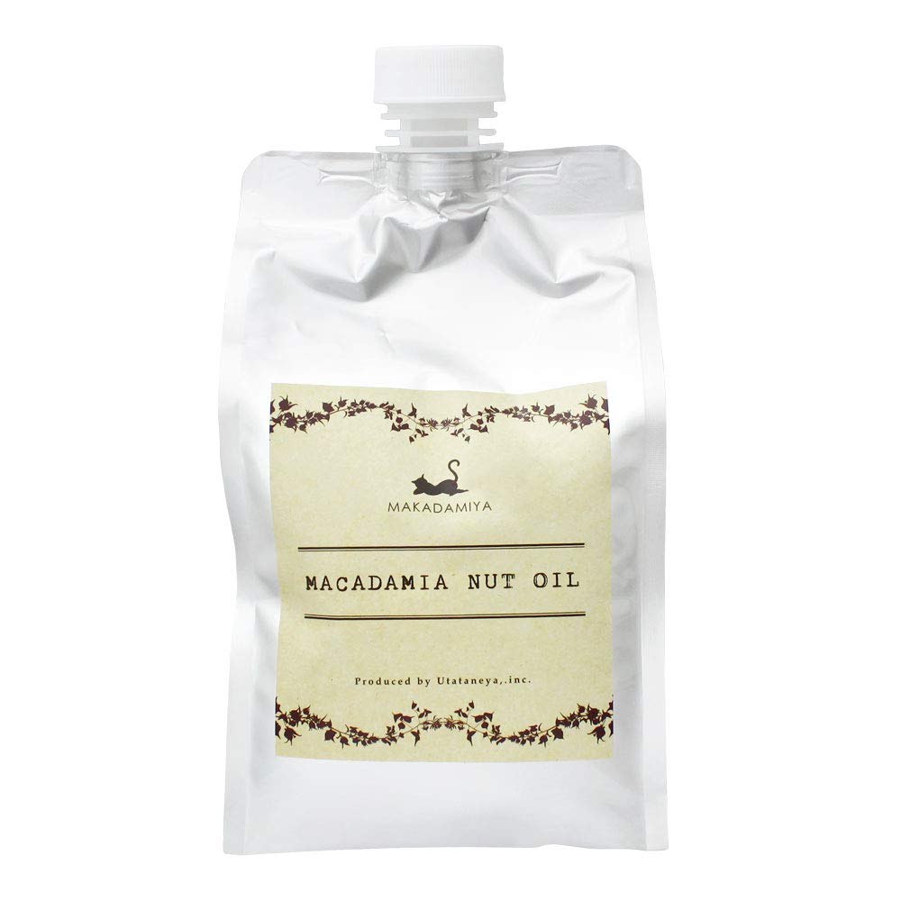 マカダミ屋 マカダミアナッツオイル1000ml 詰替用(パウチタイプ) 業務用大容量