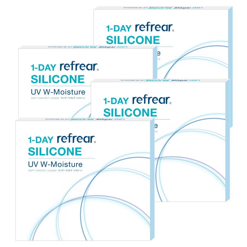 4箱セット クリアコンタクトレンズ ワンデーリ フレア UV Wモイスチャー シリコーン 1箱30枚 5,676円