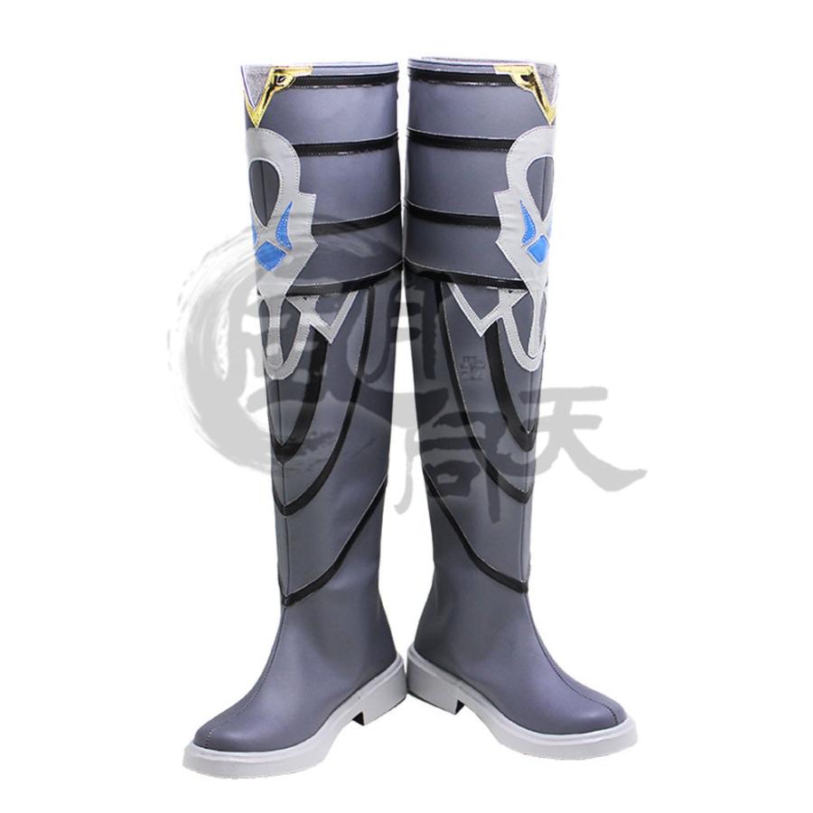 2枚購入で1OO円OFF 激安販売 変装 仮装 ハロウィン コスプレブーツ コスプレ靴 アルベド 西騎士団 げんしん 原神