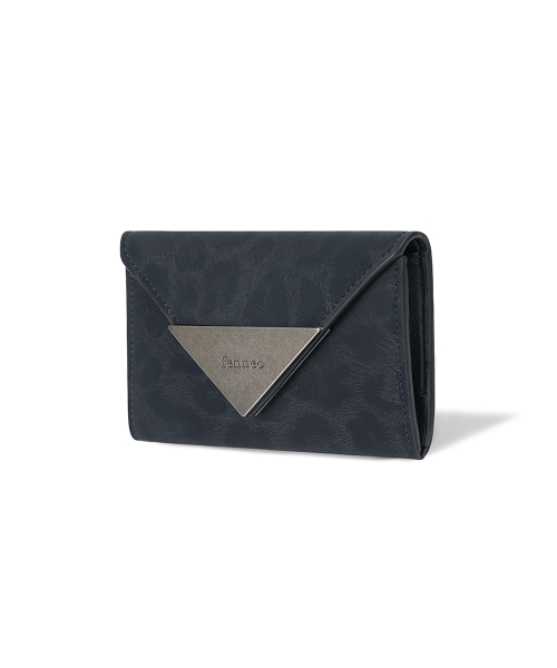 【FENNEC】 TRIANGLE NAME POCKET - LEOPARD NAVY カードケース 正規品