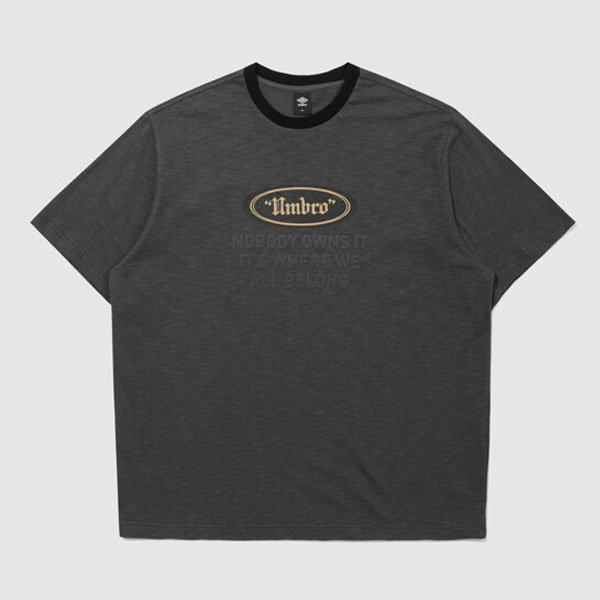 クリスピー・タスラン・リンガー半袖Tシャツ UR224CRS50 DCH