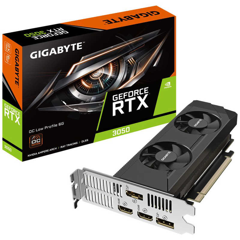 GIGABYTE　グラフィックボード GeForce RTX 3050 6G ［GeForce RTXシリーズ /6GB］「バルク品」　GV-N3050OC-6GL