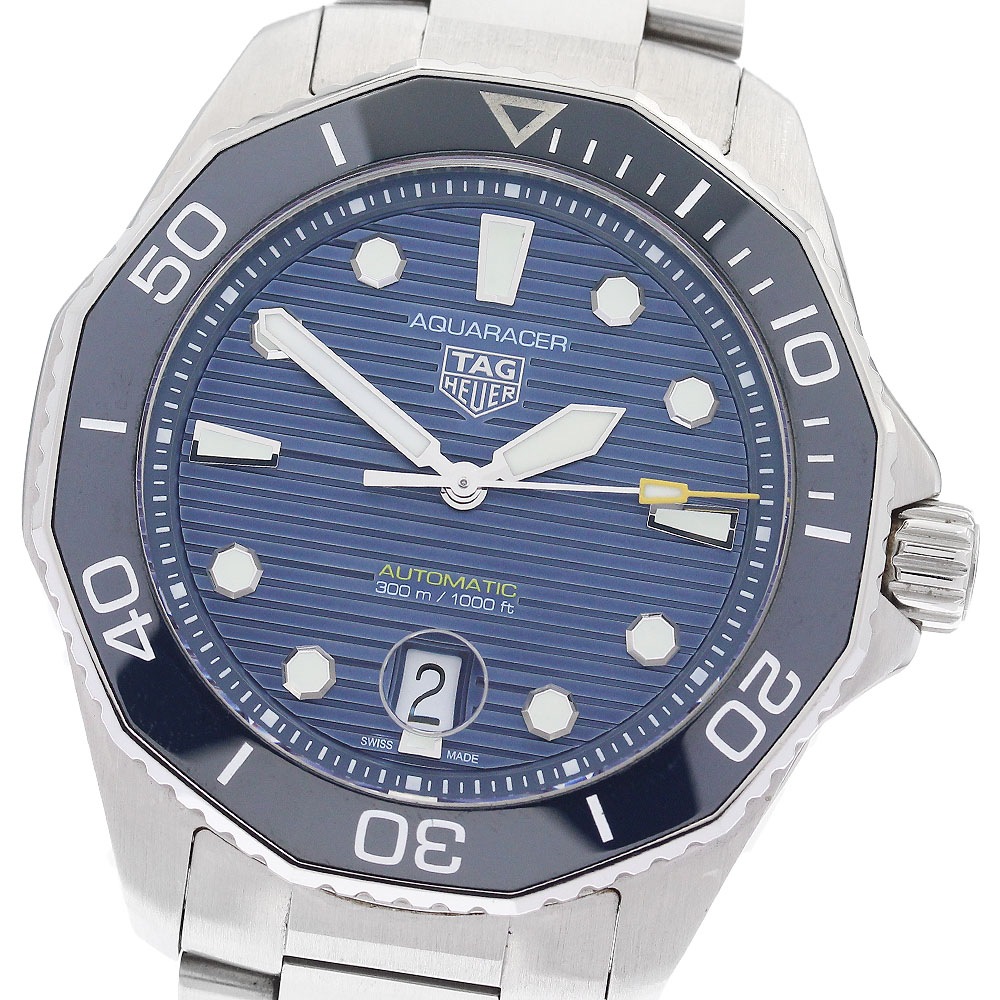 タグホイヤー TAG HEUER WBP201B-0 アクアレーサー プロフェッショナル300 デイト 自動巻き メンズ 良品 _886158【中古】