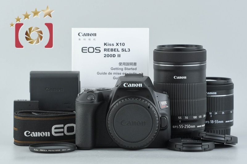 EOS Kiss X10 ダブルズームキット シャッター回数僅少