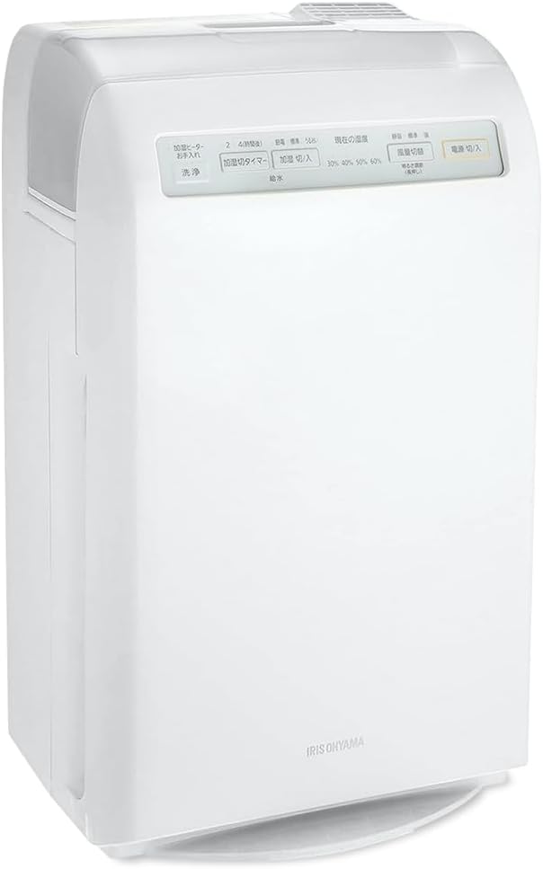 アイリスオーヤマ 空気清浄機 加湿機能付き 10畳 加湿空気清浄機 加湿器 スチーム式(加熱式) 加湿量 300ml 消臭 除菌 脱臭 ホコリ 花粉 集じん PM2.5 ペット 静音 省エネ 軽量 タ