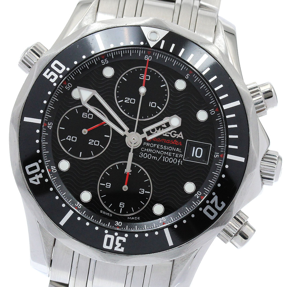 オメガ OMEGA 213.30.42.40.01.001 シーマスター ダイバー300M クロノグラフ 自動巻き メンズ _888146【中古】