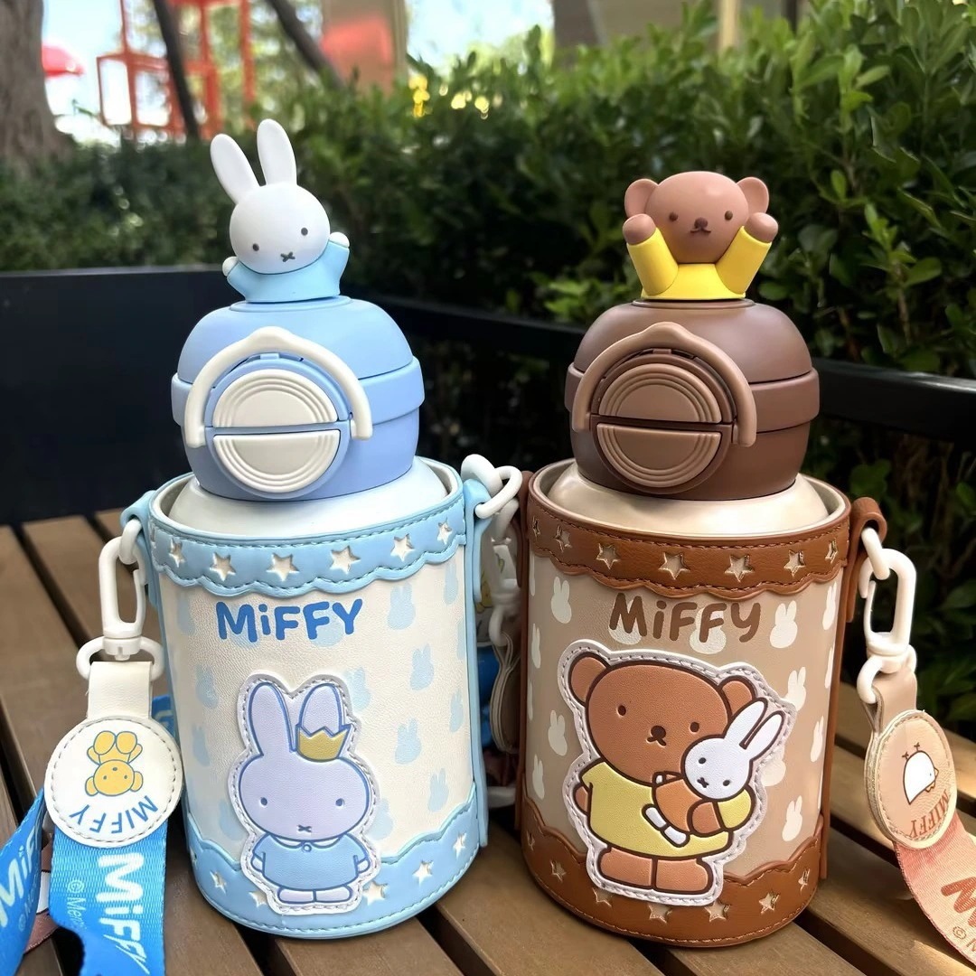 ミッフィー子供用魔法瓶カップベビーストロードリンク幼稚園ウォーターカップ食品グレード316素材