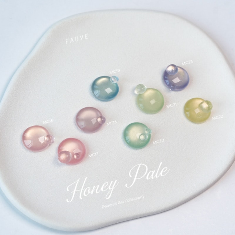 FAUVE / Honey Pale Magnet Gel 8 set / Nail