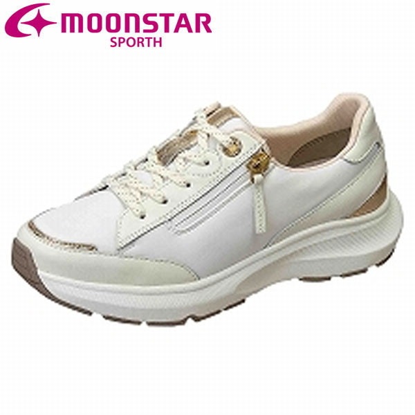 ムーンスター moonstar スポルス ファスナー付 スニーカー シューズ SP0102 レディース