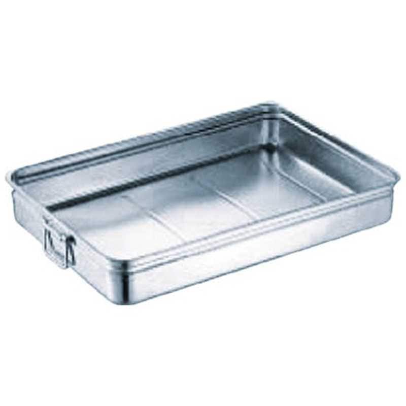 スギコ産業　18-8ステンレス番重バット 小浅型 手付 370x290x80　SH372908H