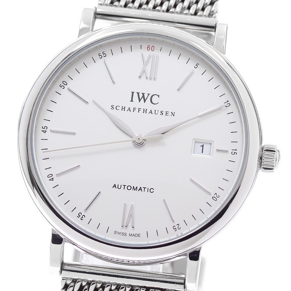 IWC IWC SCHAFFHAUSEN IW356505 ポートフィノ デイト 自動巻き メンズ 保証書付き_962472【中古】