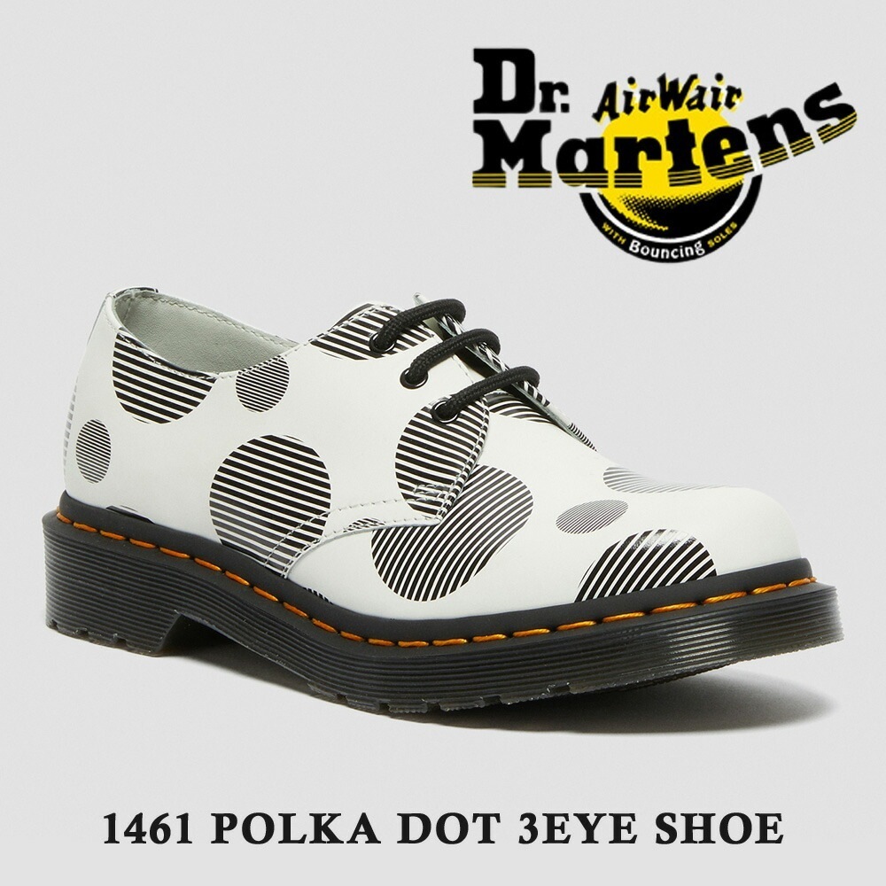 ドクターマーチン Dr.Martens 国内正規販売代理店 1461 POLKA DOT 3ホール 3EYE レディース ポルカドット 26877101