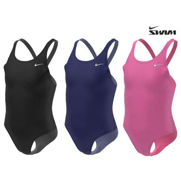[] キッズ ソリッド水着!! 女の子用エッセンシャルファストバック NESSA764