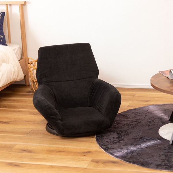 THC-203BK ブラック フロアチェア メーカー直送