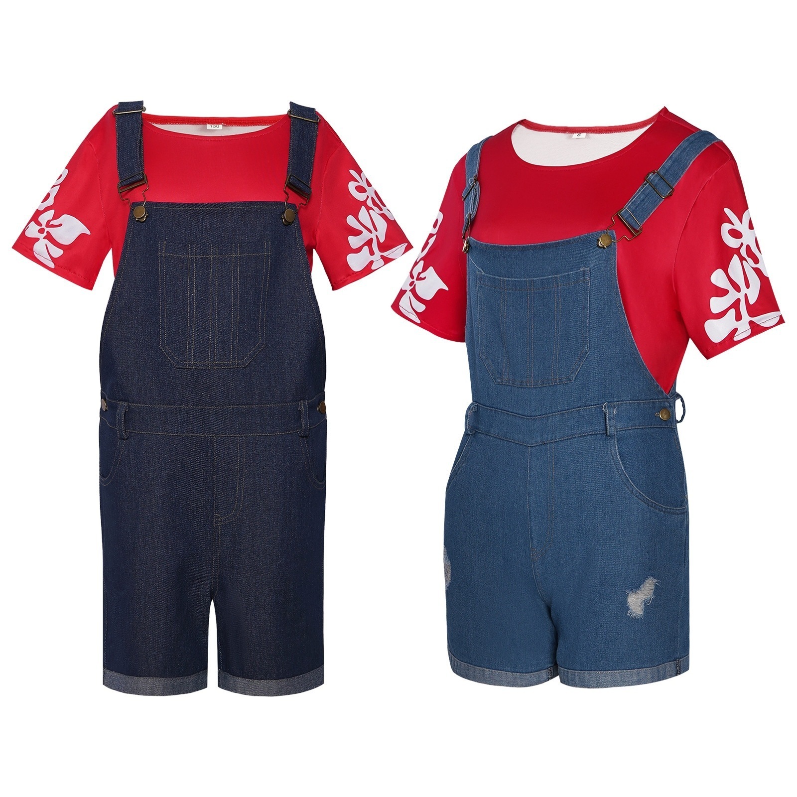 【迅速な出荷】実写版星間宝物スティッチ服リロliloバックパンツスティッチコスプレ服