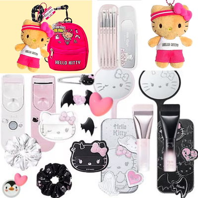 Qoo10] fillimilli 【天使×悪魔/キティコラボ】ミニスパチュ : メイク小物