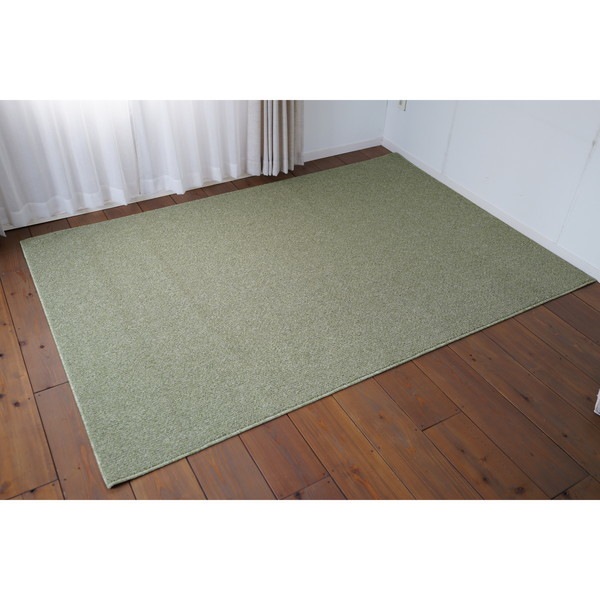 スミノエ 防音 防ダニ カーペット サウンドルベリー 江戸間10帖 グリーン メーカー直送