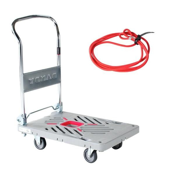 花岡車輌 折畳片ハンドル台車Sゴム紐付 UXL－LSC－HS 資材 運送資材 その他（運送資材）