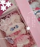 No.165 Big Pearl Daisy Flower Heart Strawberry