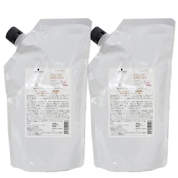 BCクア カラースペシフィーク シャンプー a 600mL 詰め替え 2個 セット